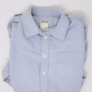 Cherokee Boys Shirt Size XL 16 ButtonUp Blue Front